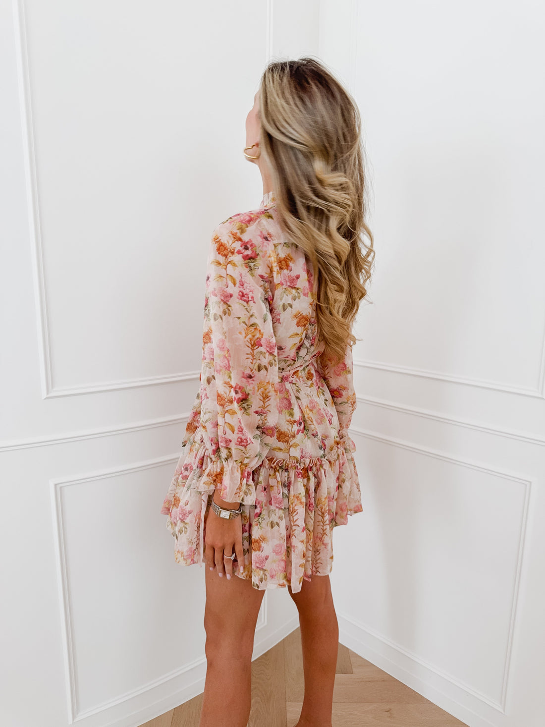 Nude Multicolor Lucianne Floral Dress