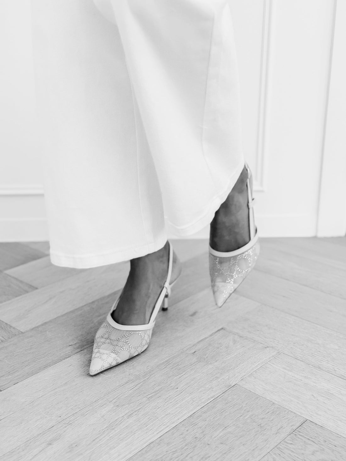 Nude Little Diamonds Heels