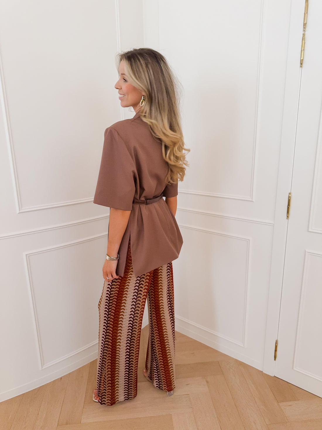 Warm Multicolor Martha Crochet Trouser