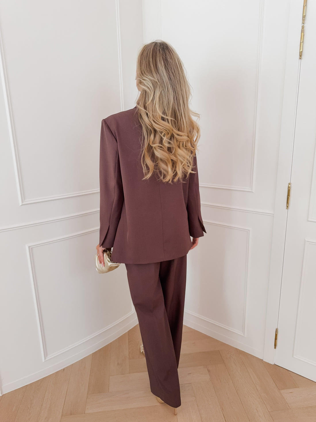 Maroon Brown Josefien Trouser