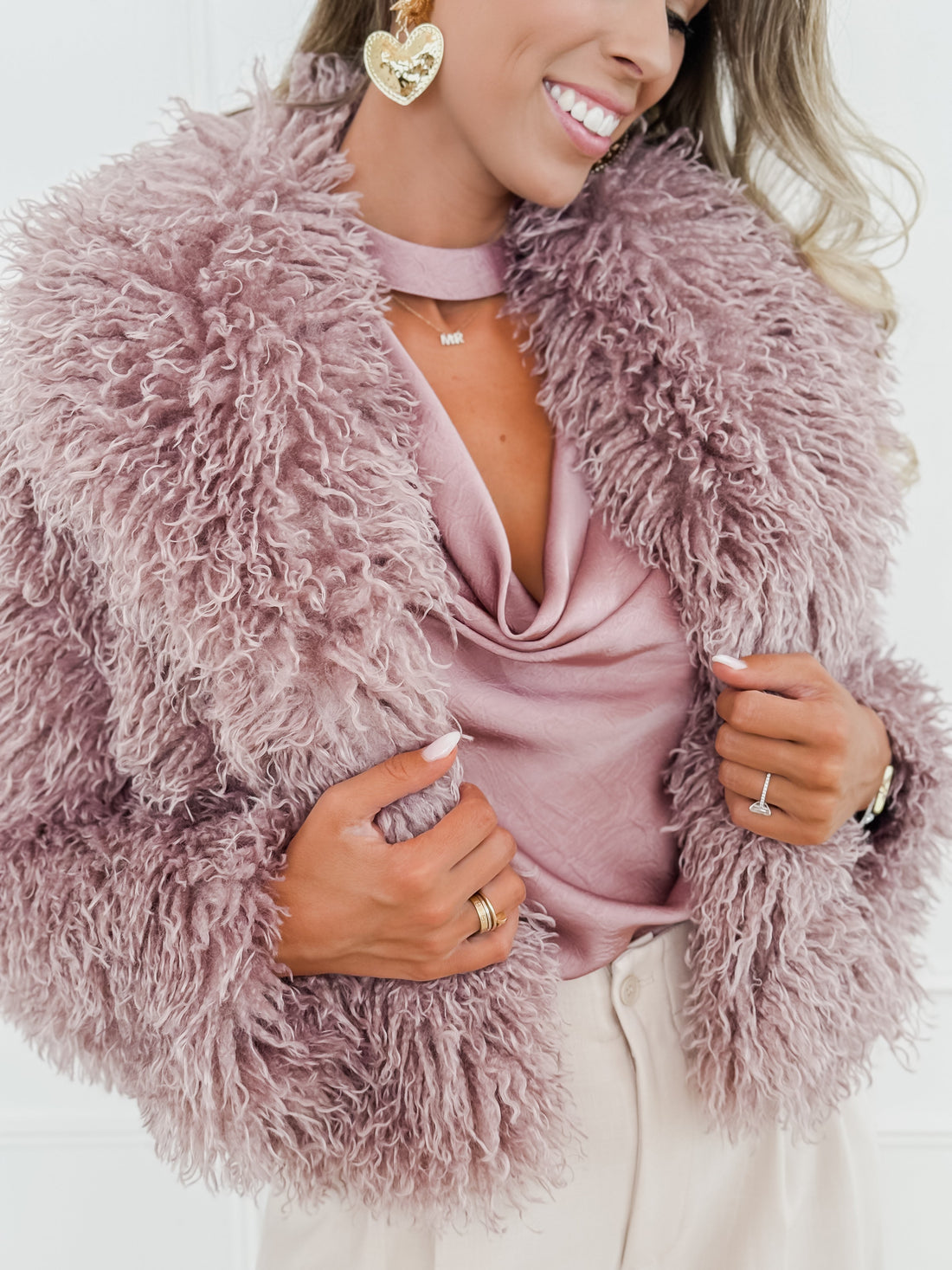 Mauve Long Sleeve Dolly Jacket