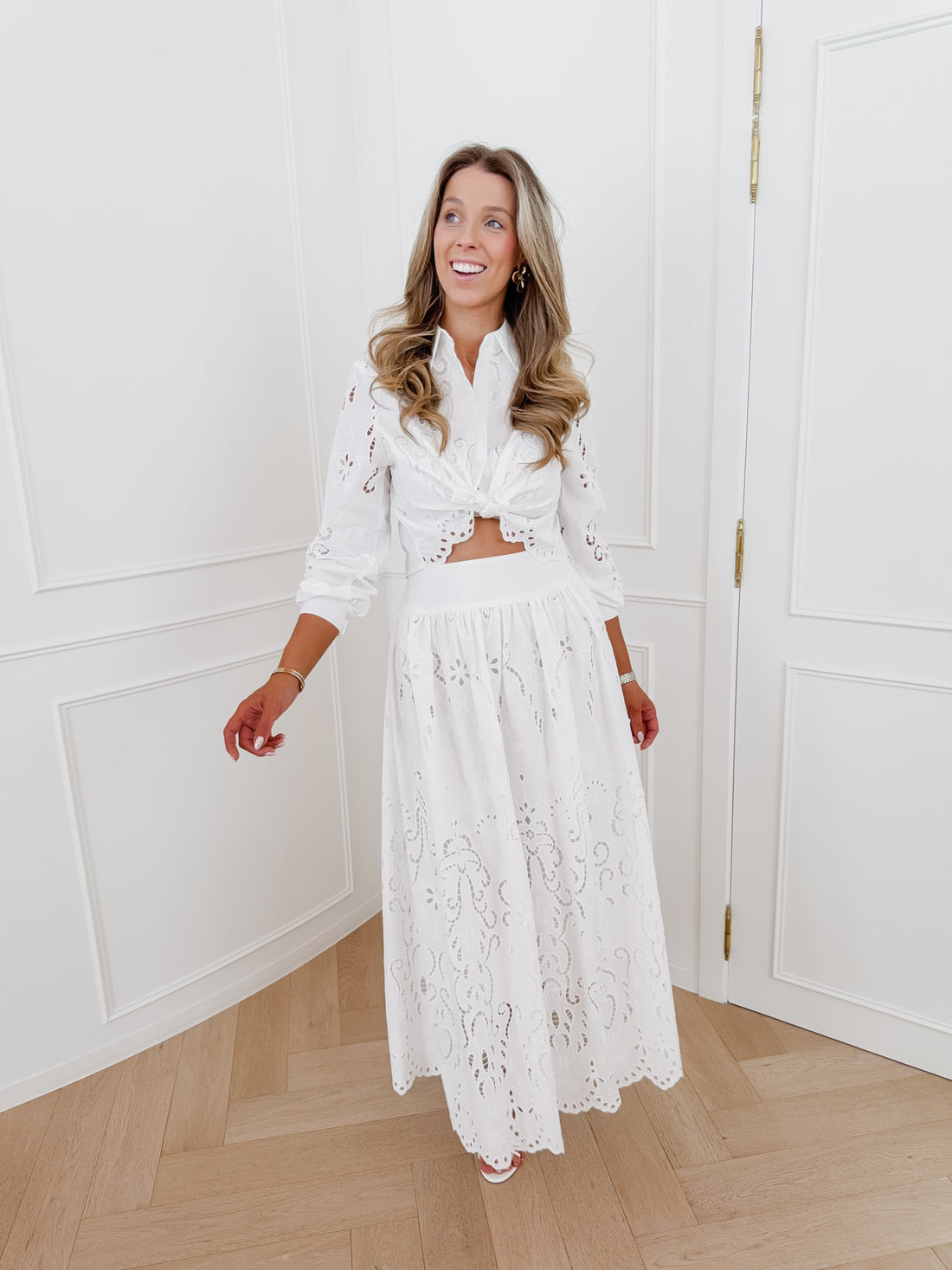 White Broderie Gisella Ensemble