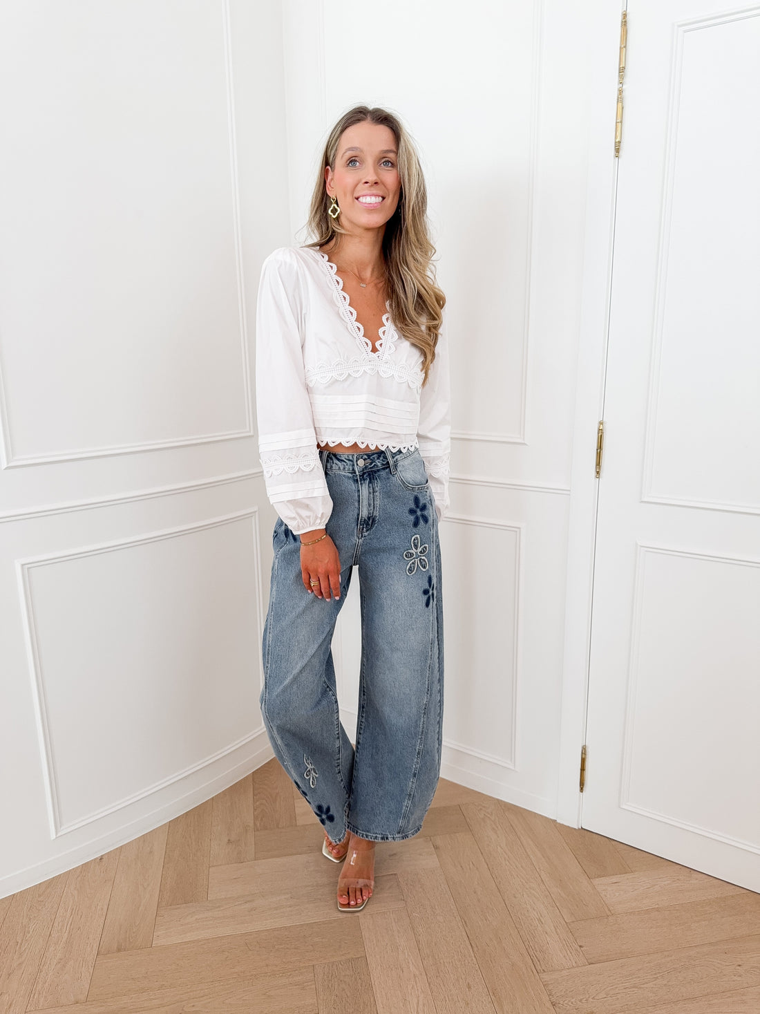 Liva Flower Jeans