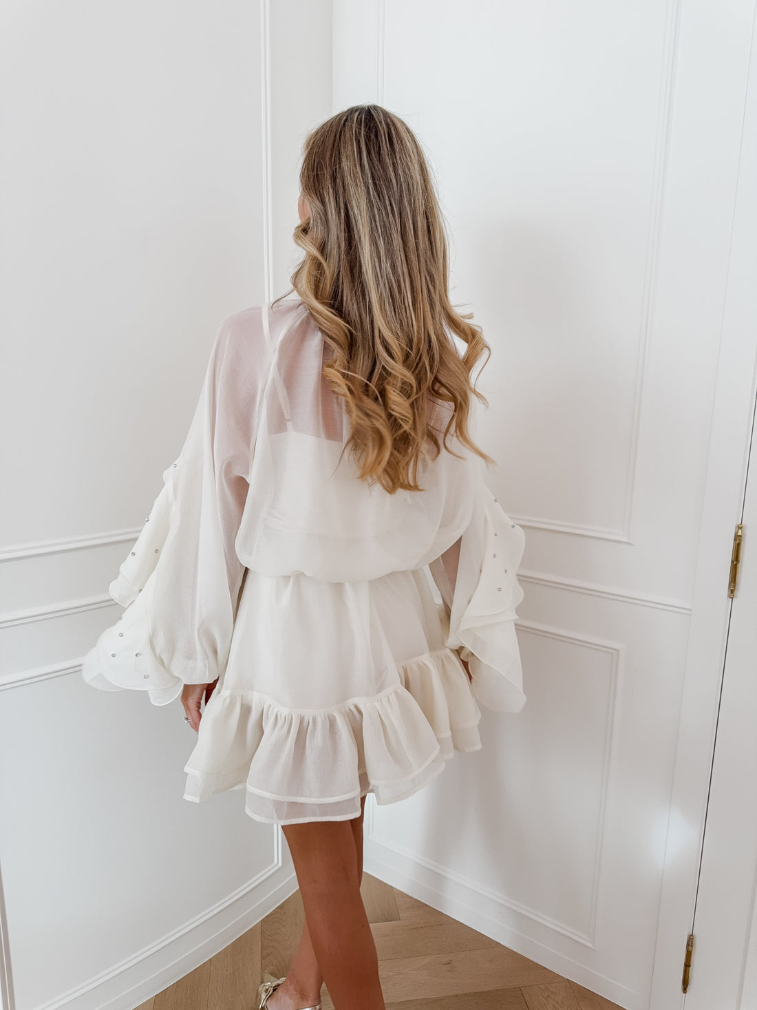 Cream Maisie Diamond Dress