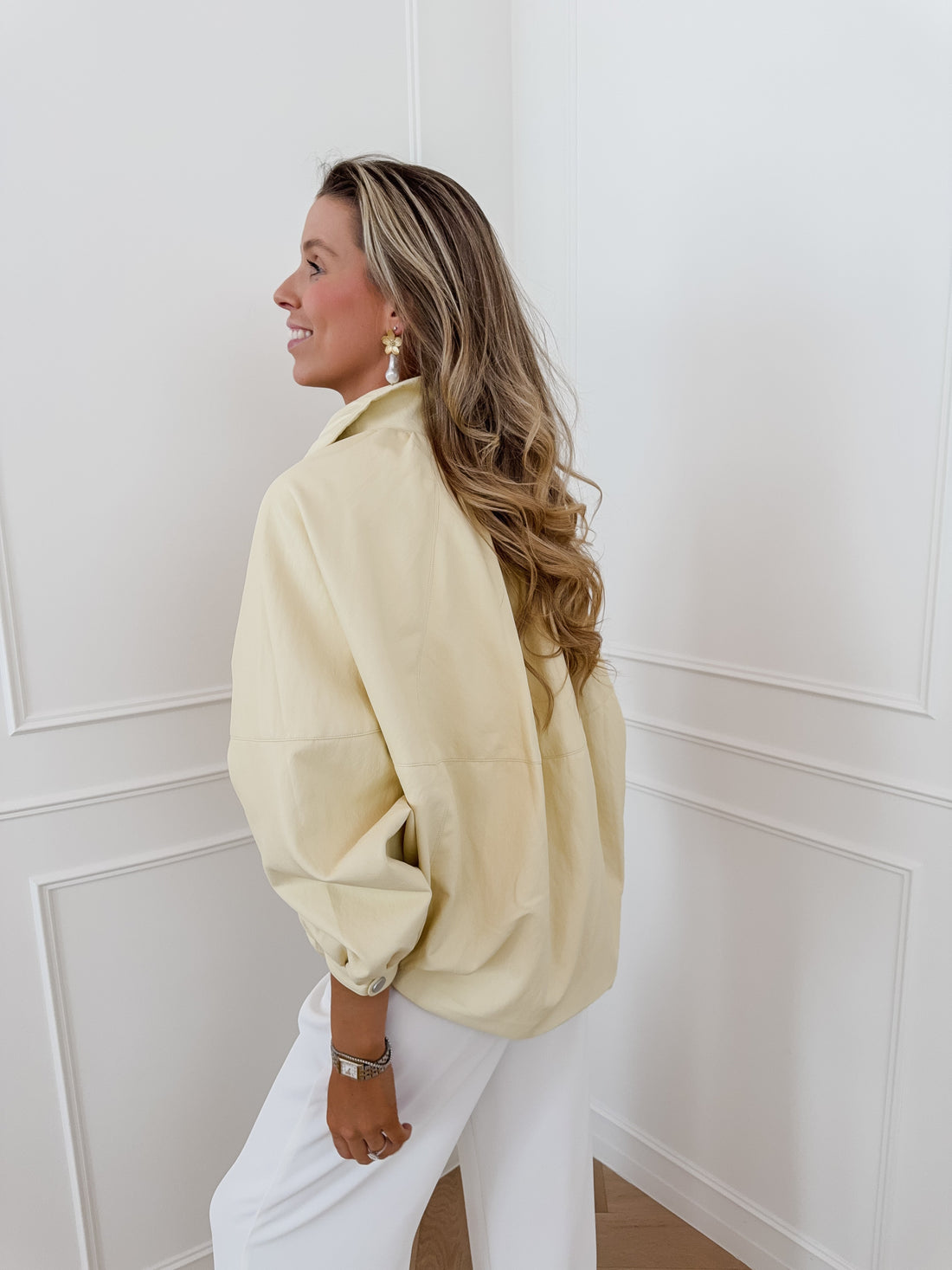 Light Yellow Maevy Jacket