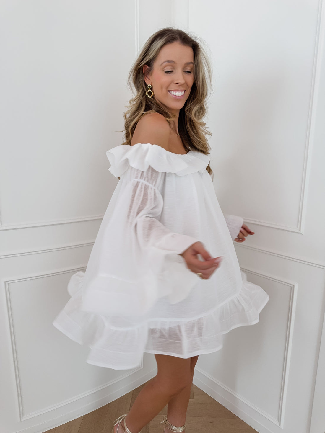 White Fidelle Dress
