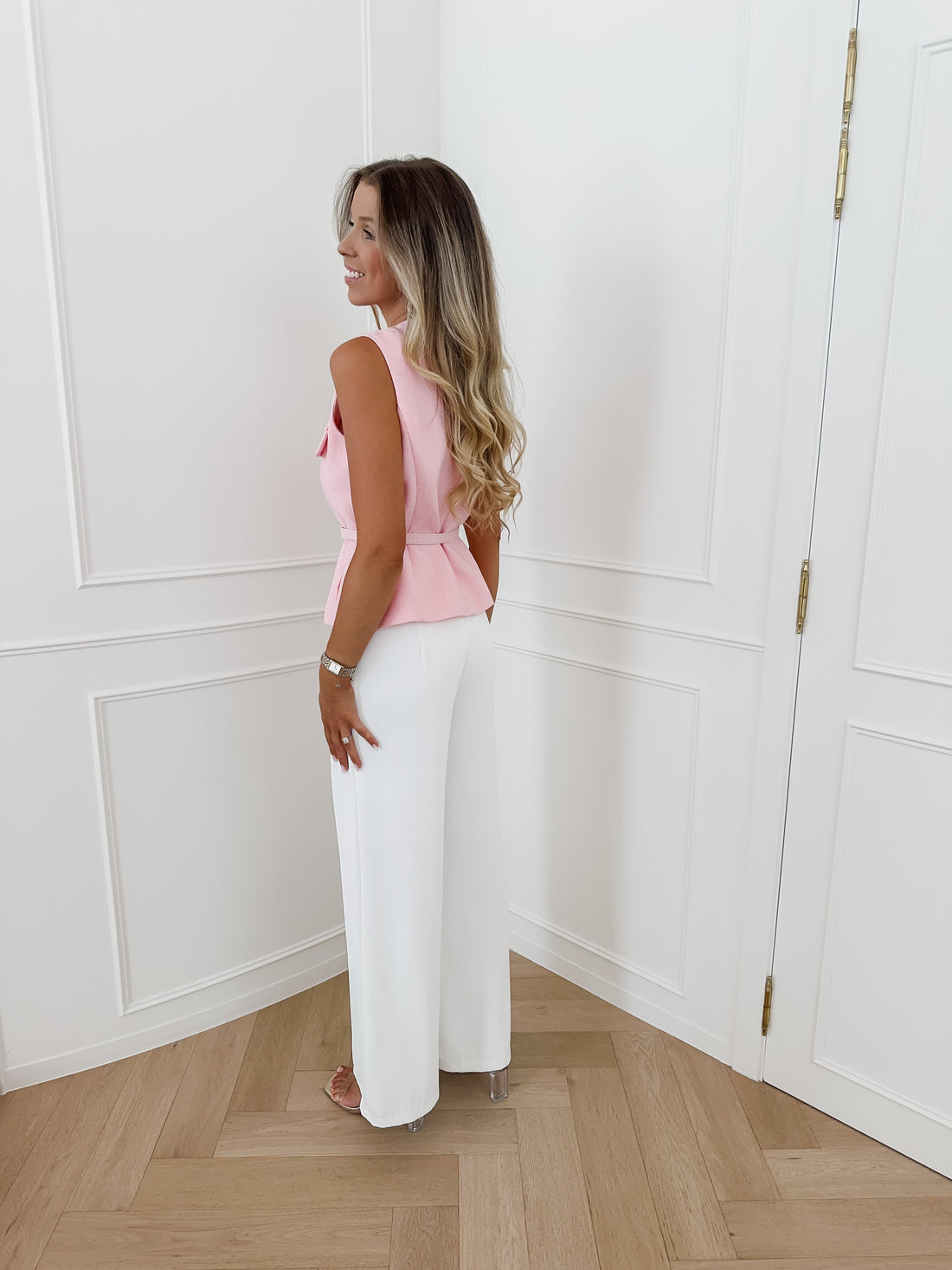 Pink Belt Gilet