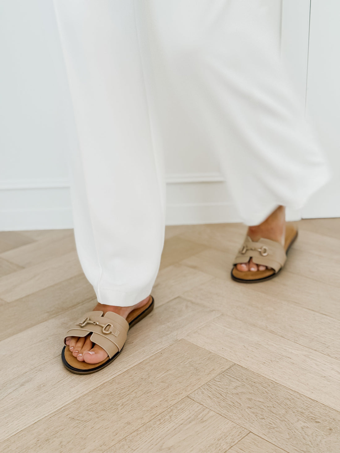 Taupe Fiona Slippers