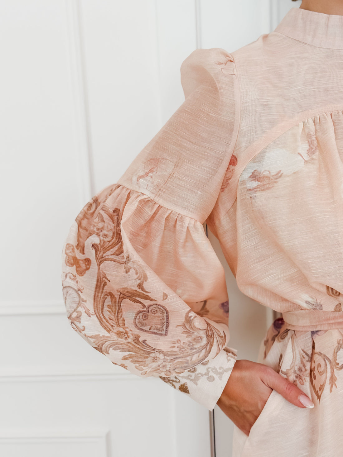 Peach Marjolaine Romance Dress