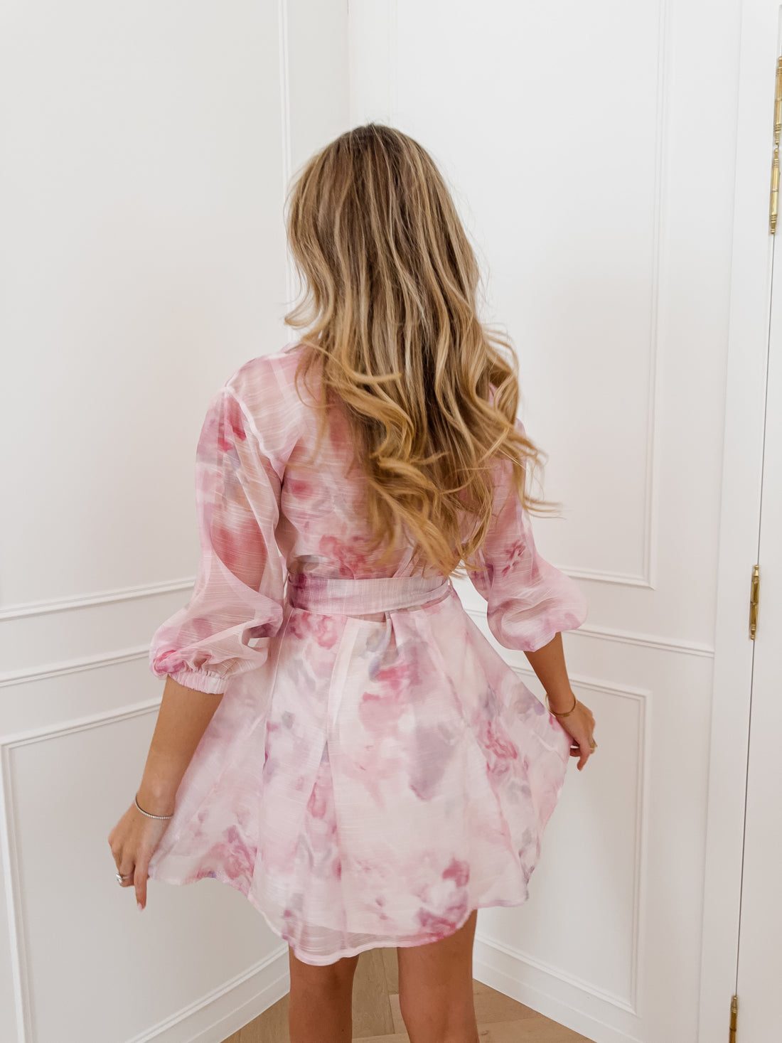 Pink Madeleine Floral Dress