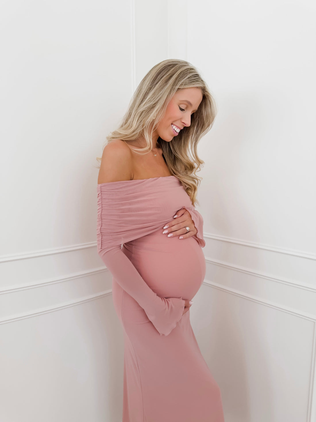 Old Pink Pia Long Dress
