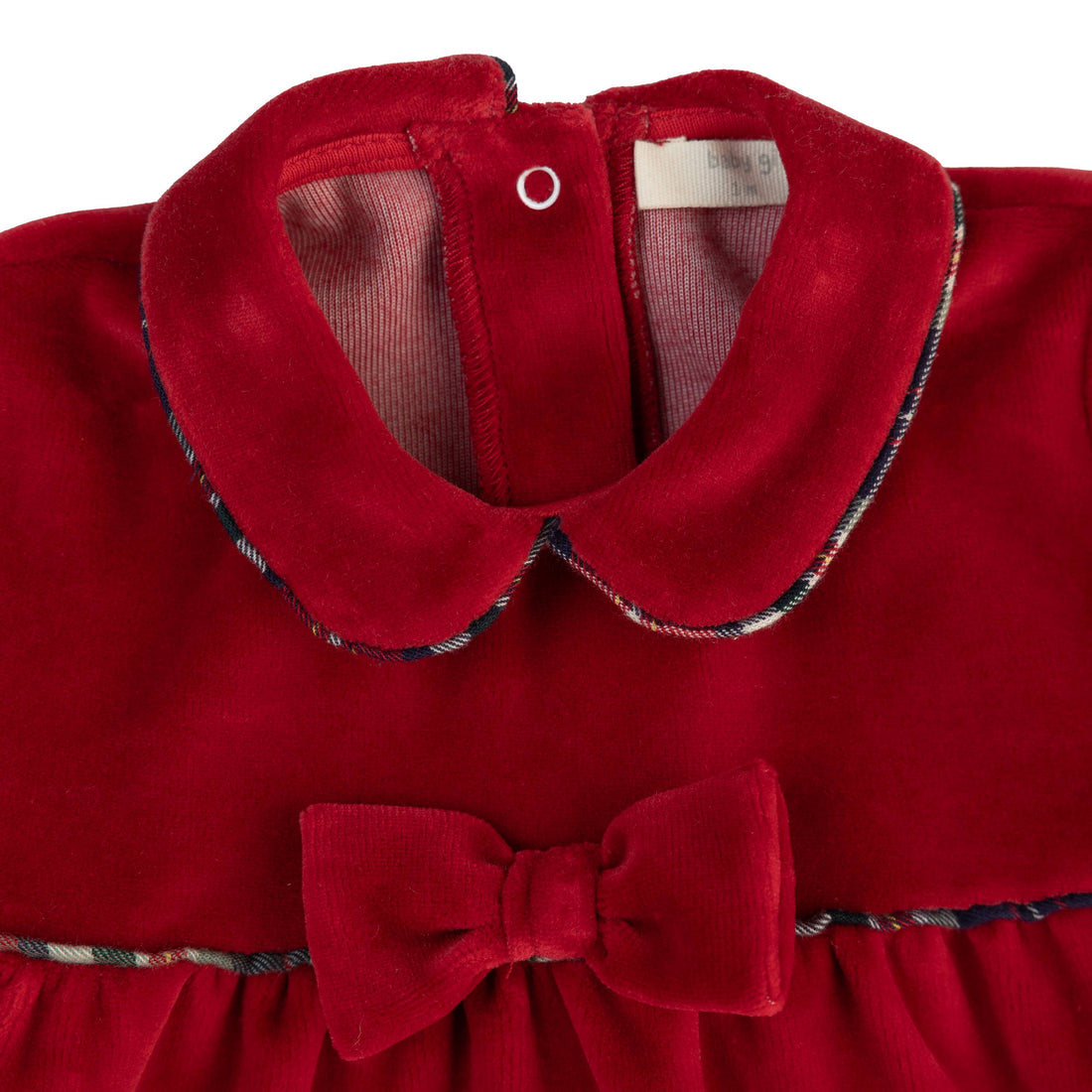 BABY - Red Velvet Bow Ensemble