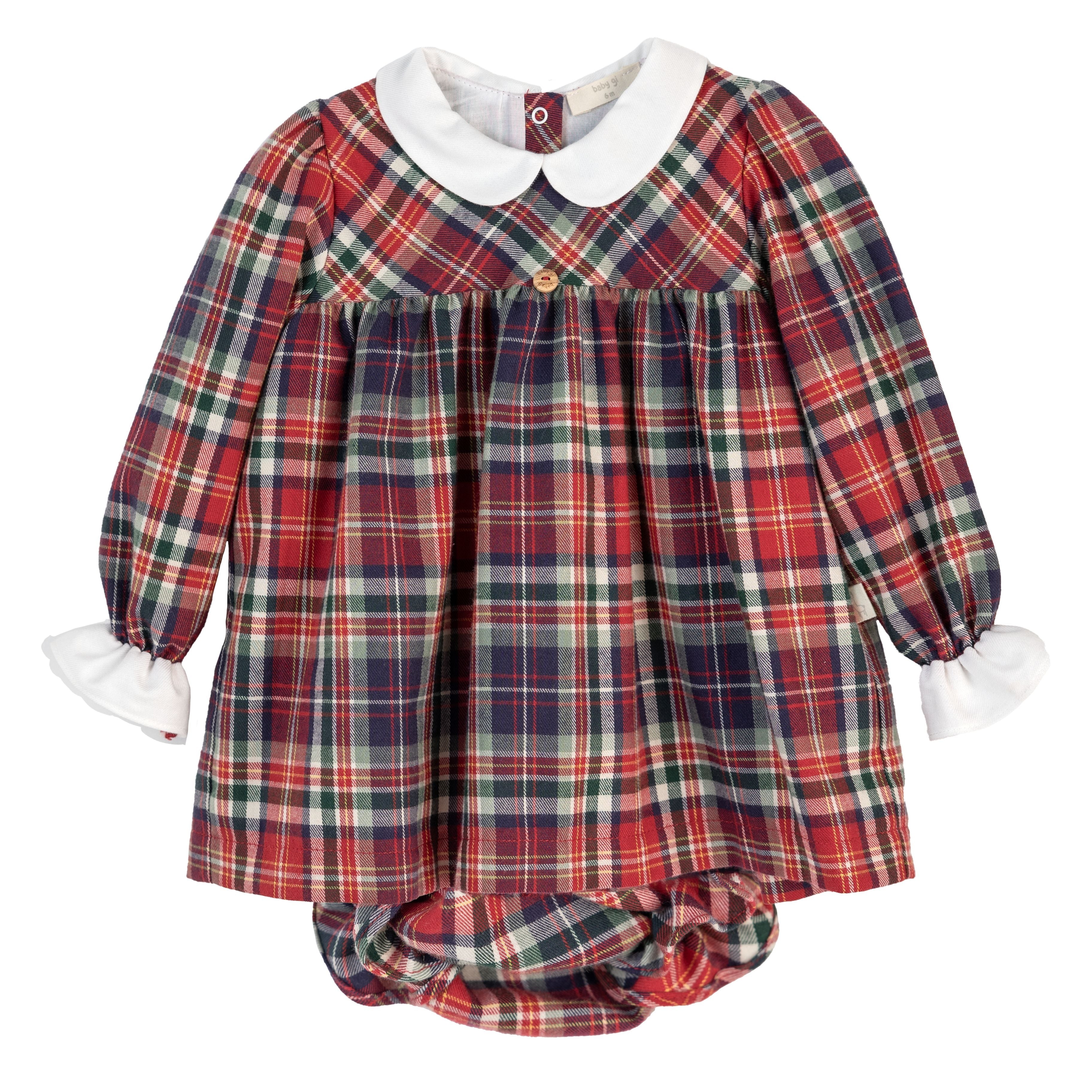 BABY - Christmas Bloomer Dress